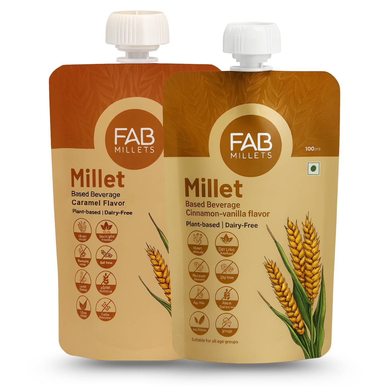 Caramel Flavor + Cinnamon-Vanilla Flavor