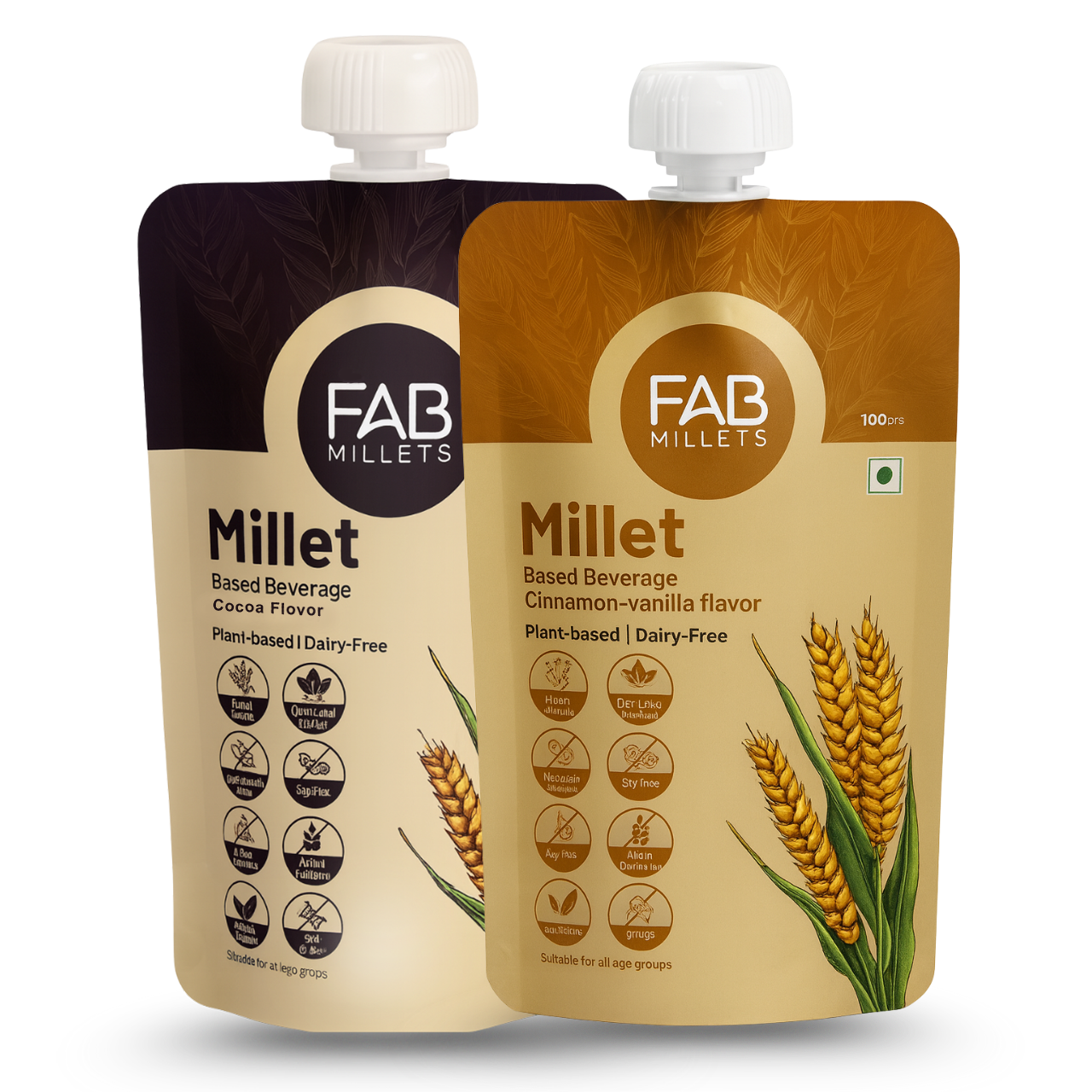 Cocoa Flavor + Cinnamon-Vanilla Flavor